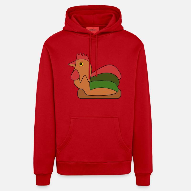 Fier coq Sweat à capuche bio décontracté fabriqué en UE