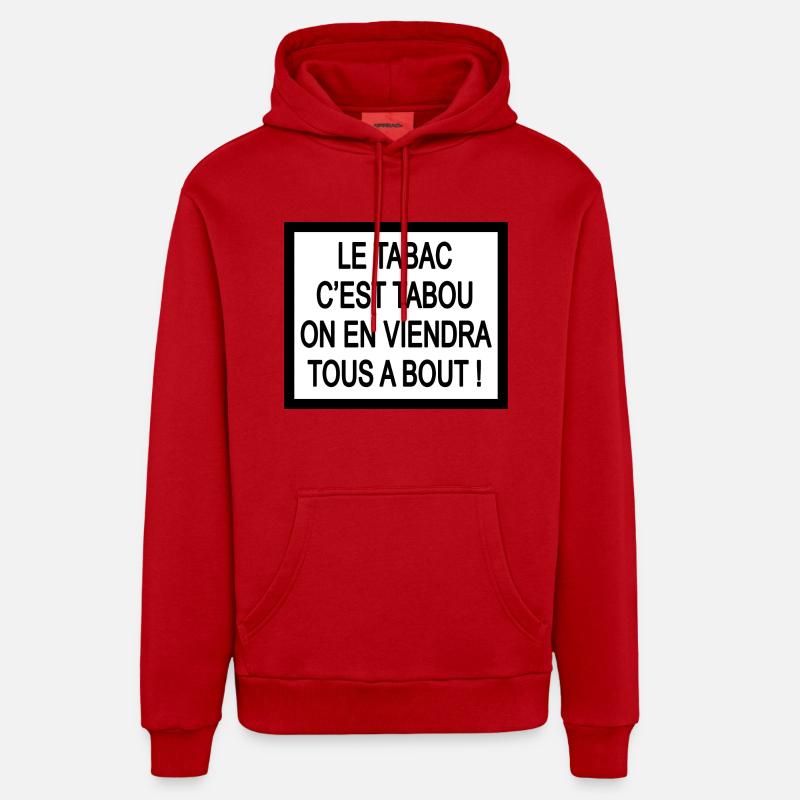 Tabac Sweat à capuche bio décontracté fabriqué en UE