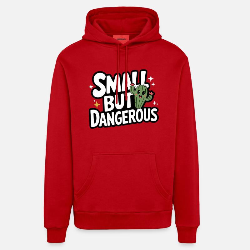 Cactus Cactus Plante du désert - Sweat à capuche bio décontracté fabriqué en UE - rouge