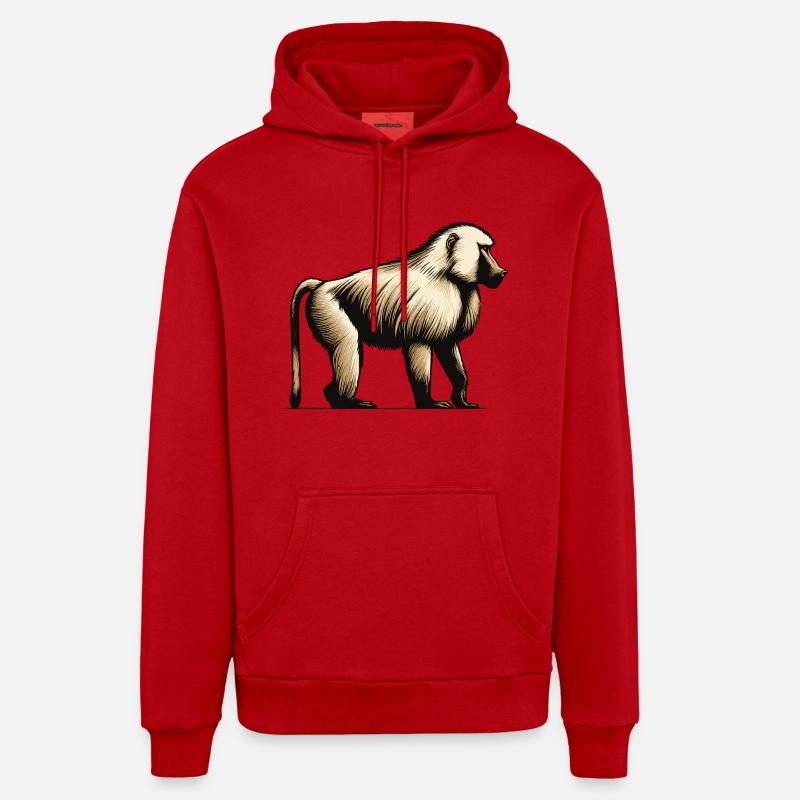 Baboon Organic Relaxed Hoodie Made in EU