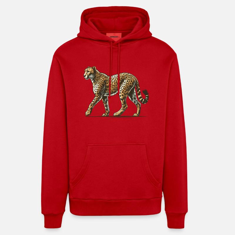 Cheetah Organic Relaxed Hoodie Made in EU