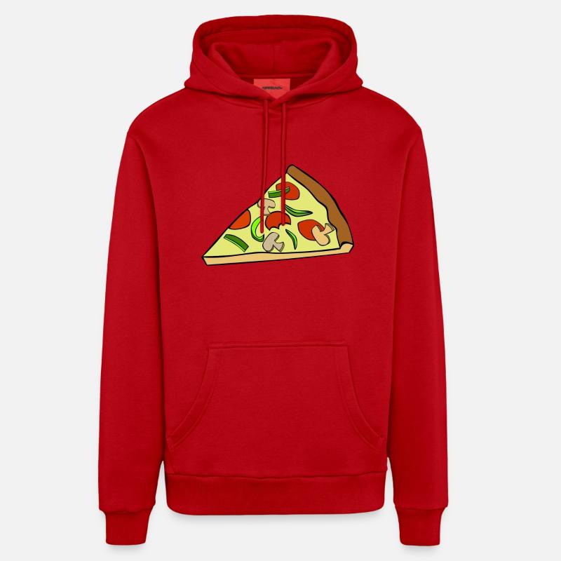 Pizza Pizza slice Organic Relaxed Hoodie Made in EU