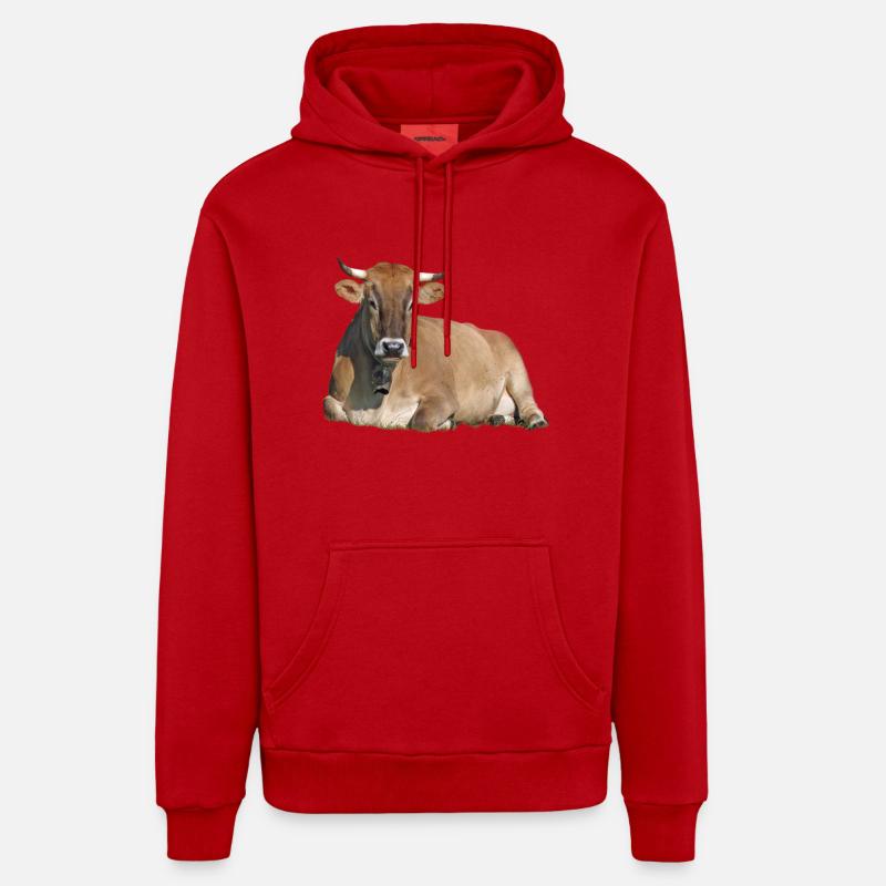 Ruhendes Rind Organic Relaxed Hoodie Made in EU
