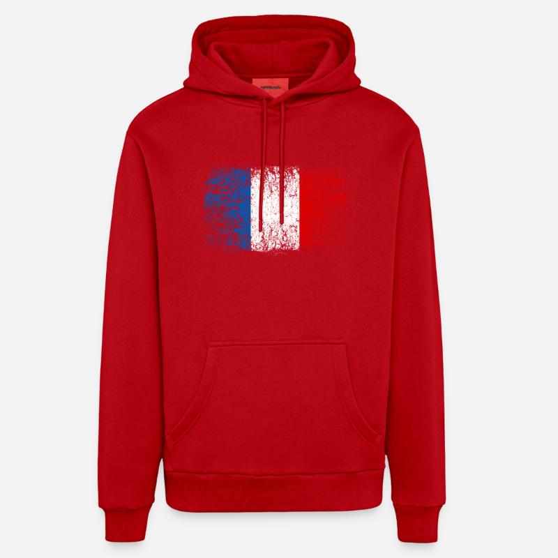 Frankreich 002 AllroundDesigns Organic Relaxed Hoodie Made in EU