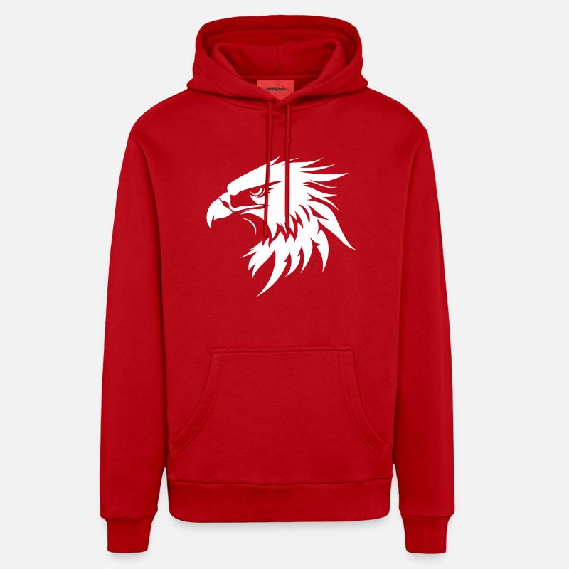 Aigle - Sweat à capuche bio décontracté fabriqué en UE - rouge