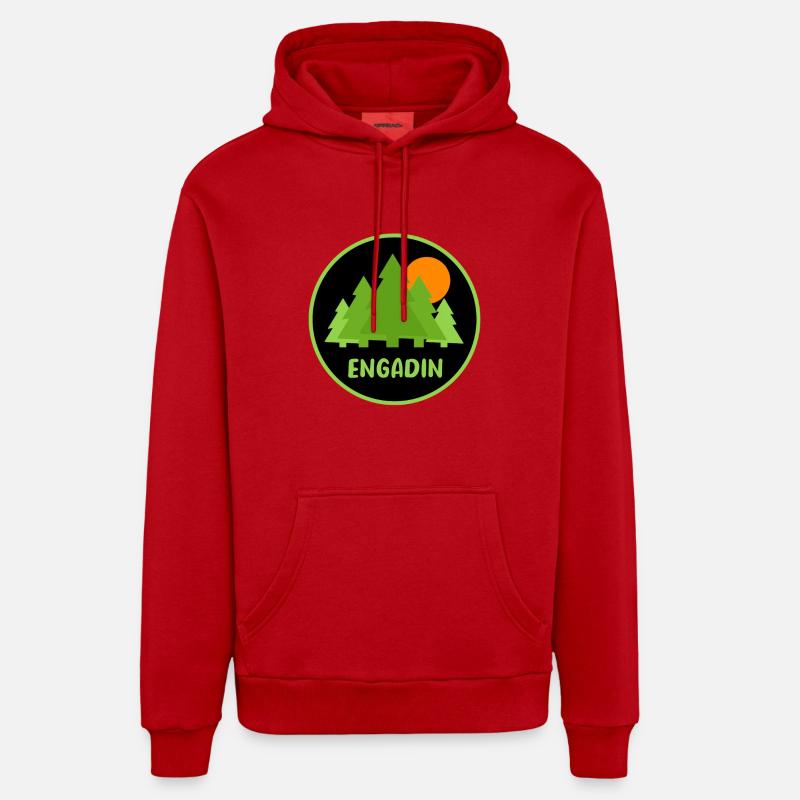 Engadin Organic Relaxed Hoodie Made in EU
