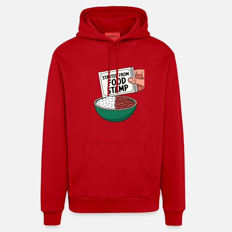 Fall in Love with Hedgehogs Organic Relaxed Hoodie Made in EU