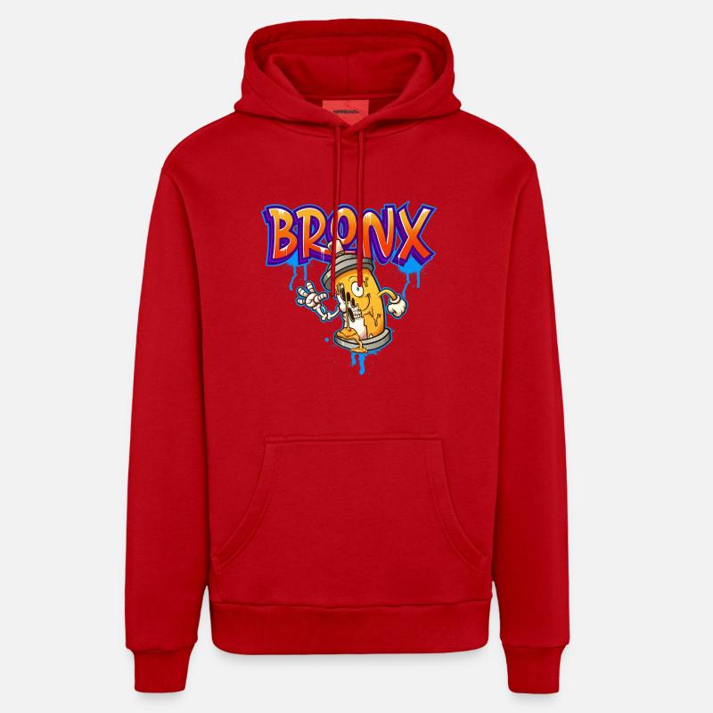 Graffitis du Bronx Sweat à capuche bio décontracté fabriqué en UE