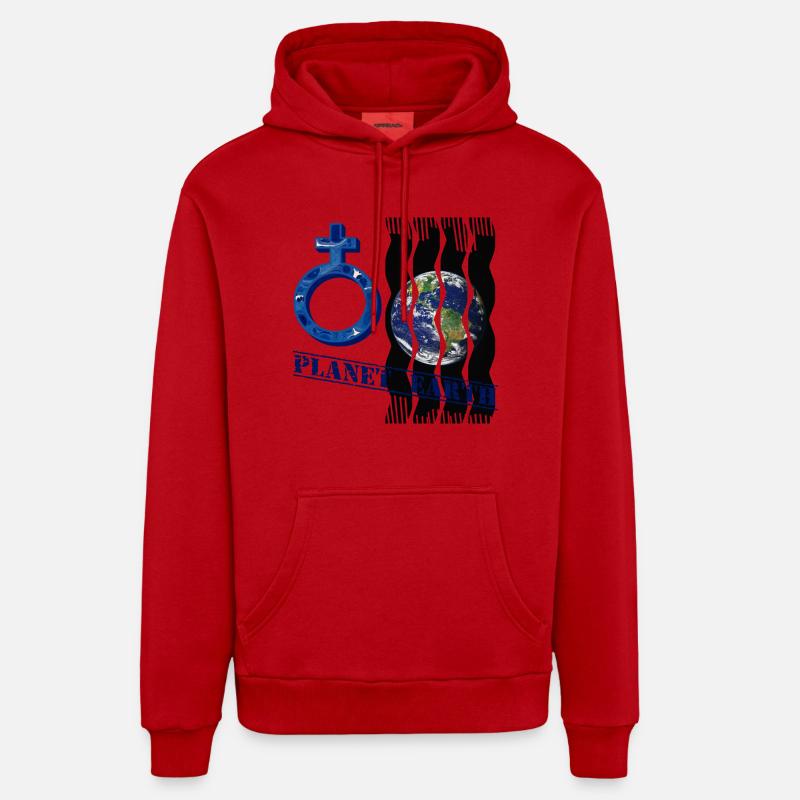 Planet Earth E 12 Organic Relaxed Hoodie Made in EU