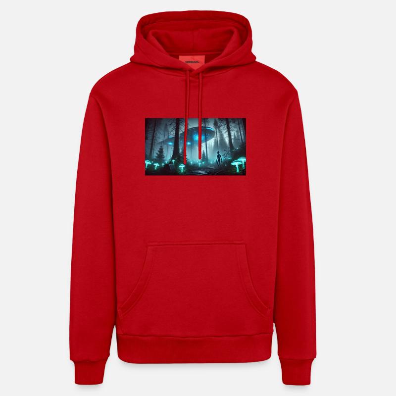 DC60B654 E4B5 48B1 872E EBB088AFF025 - Organic Relaxed Hoodie Made in EU - Rot