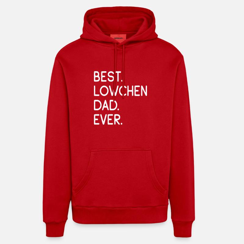 Lowchen - Organic Relaxed Hoodie Made in EU - Rot