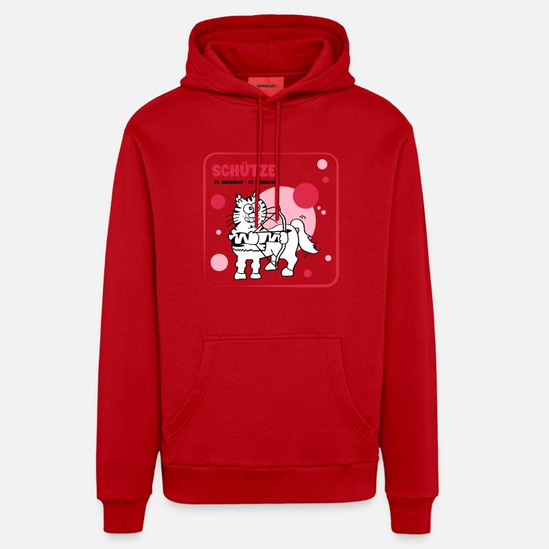Signe du zodiaque Sagittaire - Sweat à capuche bio décontracté fabriqué en UE - undefined