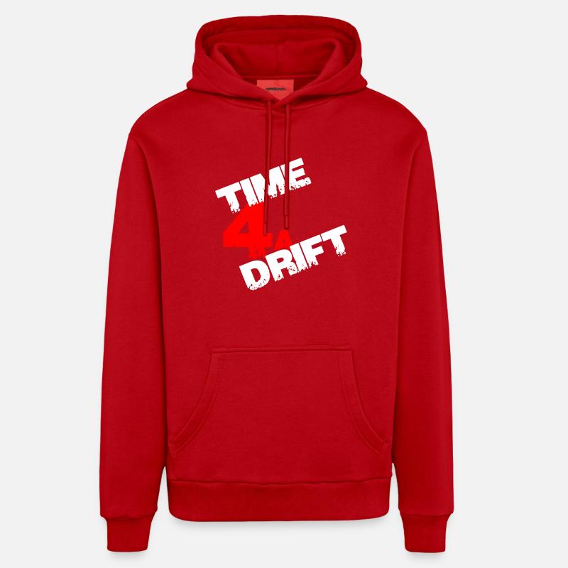 Time 4 a Drift Geschenk - Organic Relaxed Hoodie Made in EU - Rot