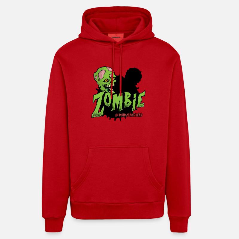 Undead is not Dead 02 - Sweat à capuche bio décontracté fabriqué en UE - rouge