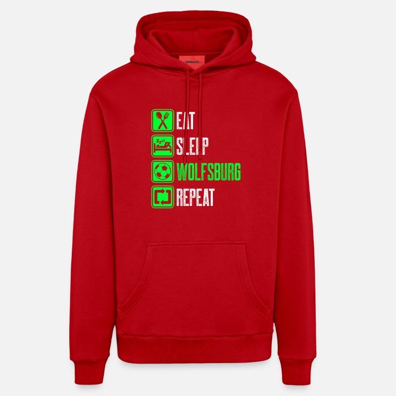Repeat Wolfsburg Organic Relaxed Hoodie Made in EU