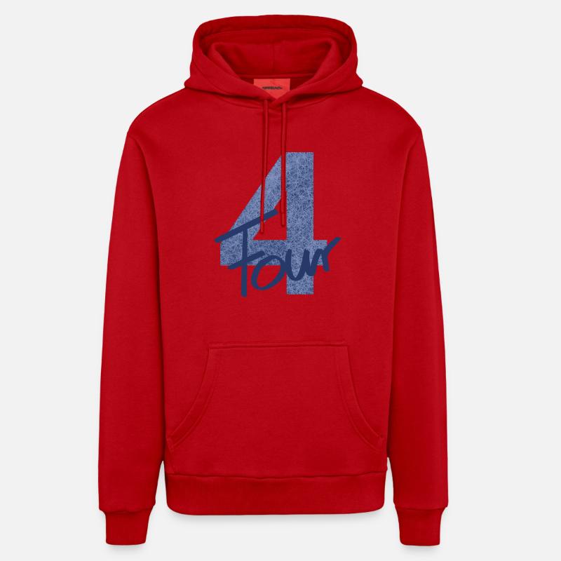 Zahl / Geburtstag / Vier / 4 / Vierter / Nummer Organic Relaxed Hoodie Made in EU