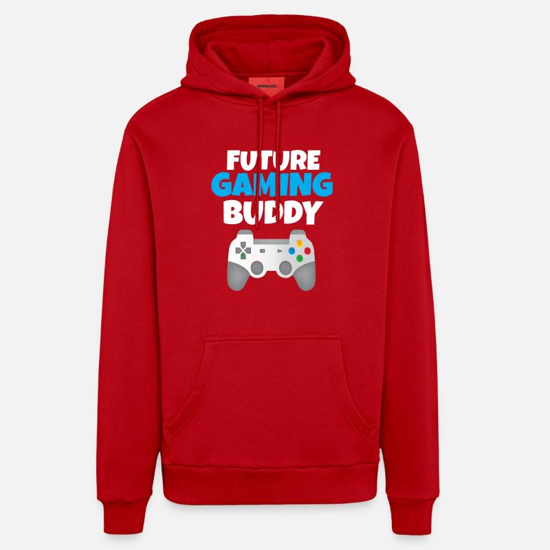 Gamer Kind - Sweat à capuche bio décontracté fabriqué en UE - rouge