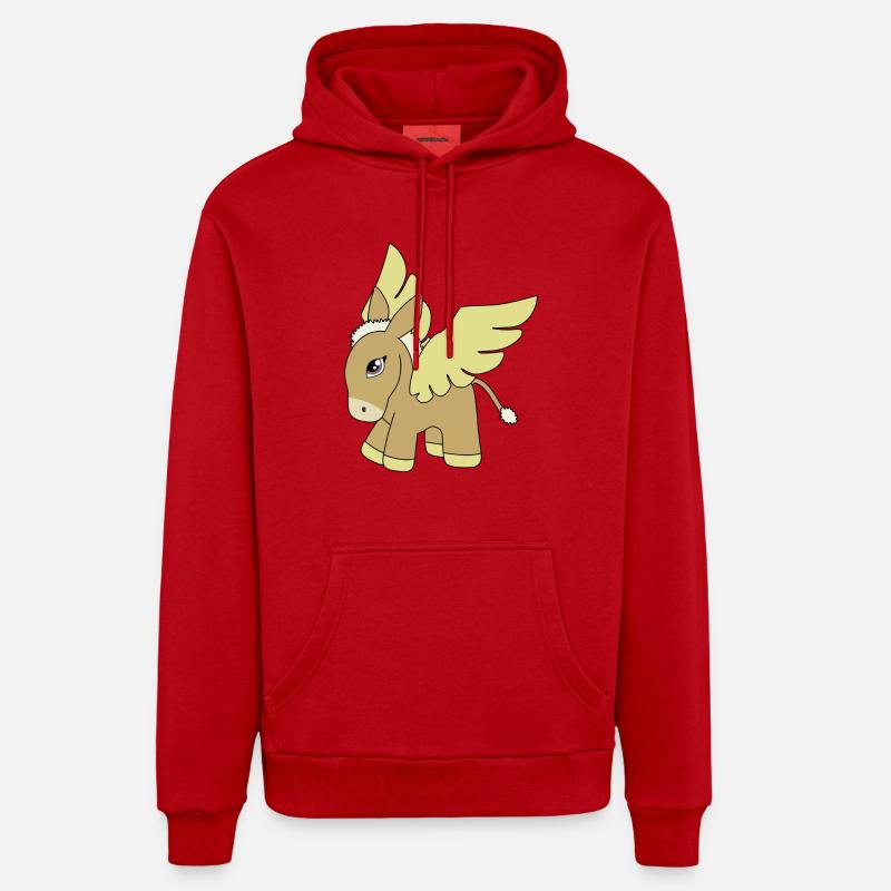 Süßes Einhorn Motiv als Geschenkidee Organic Relaxed Hoodie Made in EU