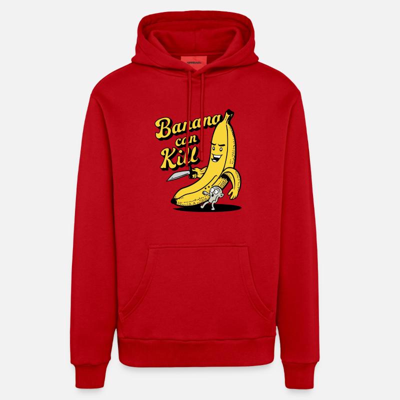 Banana can kill Organic Relaxed Hoodie Made in EU