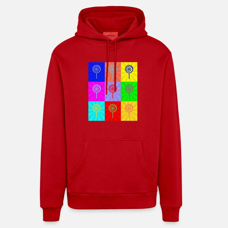 Pop Art Organic Relaxed Hoodie Made in EU