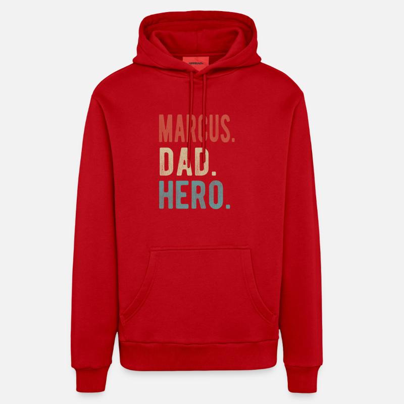 Marcus Dad Hero Organic Relaxed Hoodie Made in EU