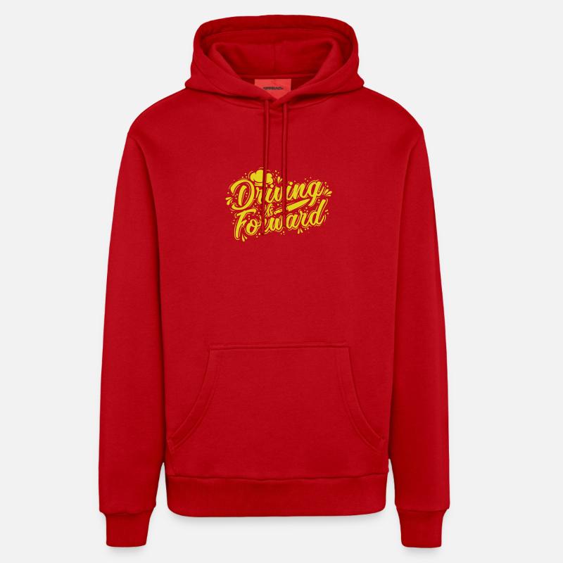 Driving Us Forward Organic Relaxed Hoodie Made in EU
