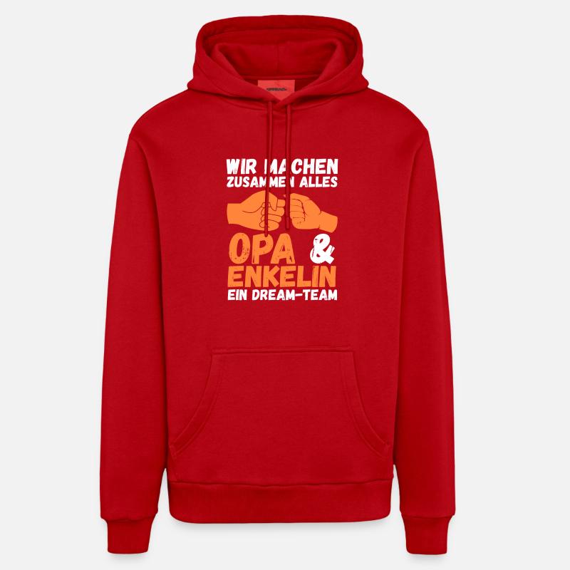Papi et petite-fille Sweat à capuche bio décontracté fabriqué en UE
