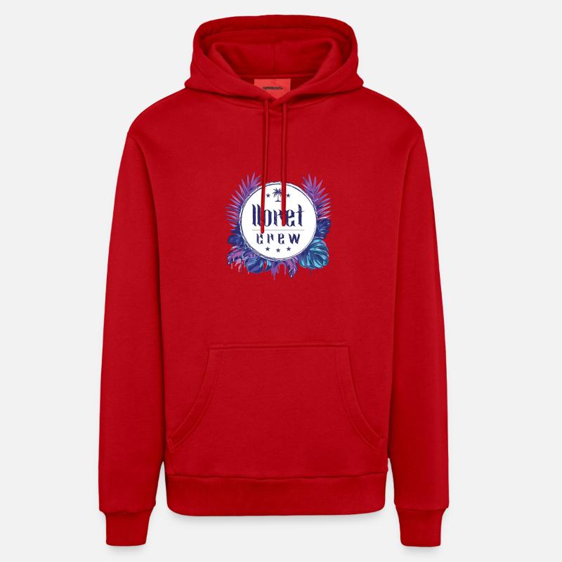 Lloret De Mar Crew Bunt Organic Relaxed Hoodie Made in EU