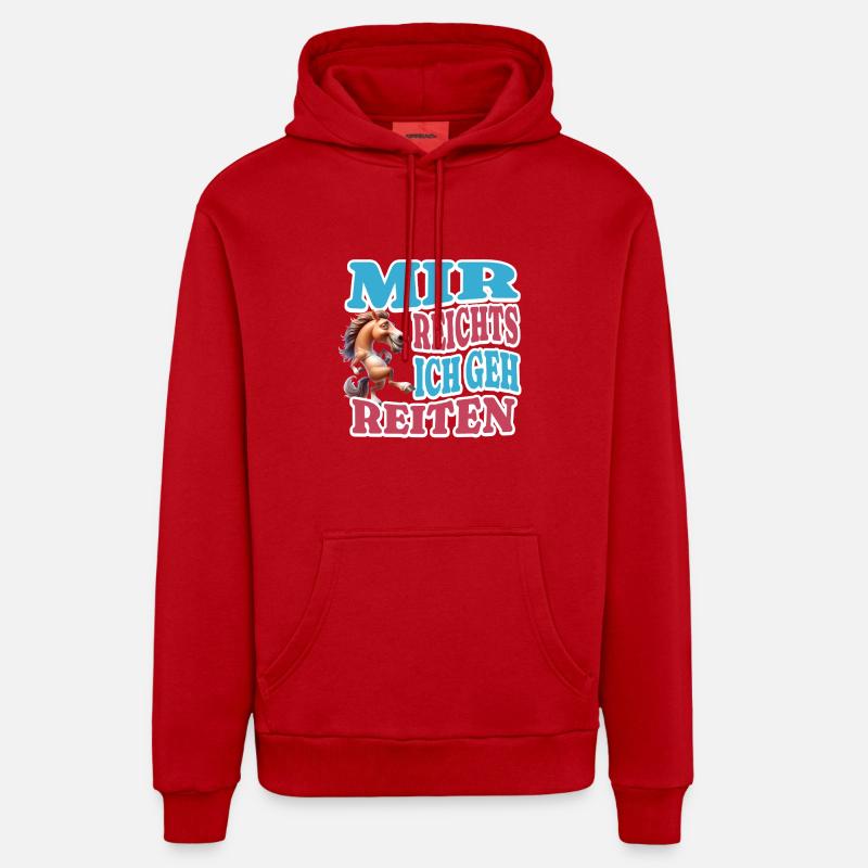 J’en ai assez de rouler - Sweat à capuche bio décontracté fabriqué en UE - rouge