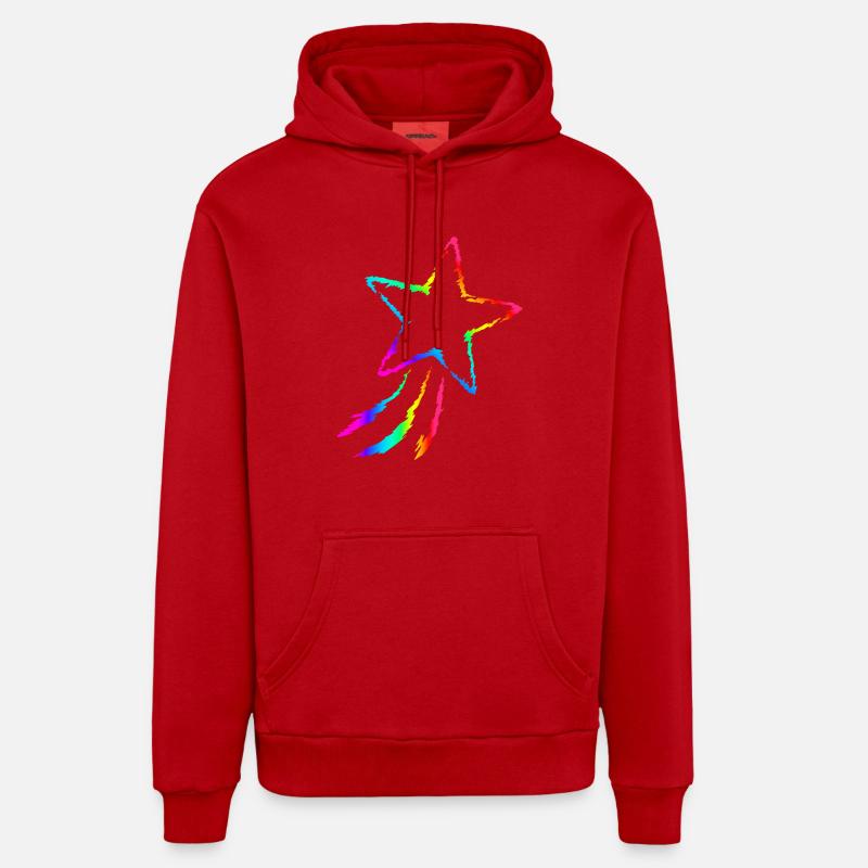 Shooting star Organic Relaxed Hoodie Made in EU