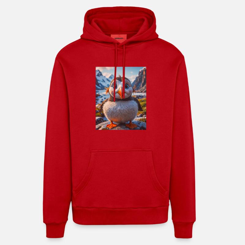 Super süße Vögel – Papageientaucher Organic Relaxed Hoodie Made in EU