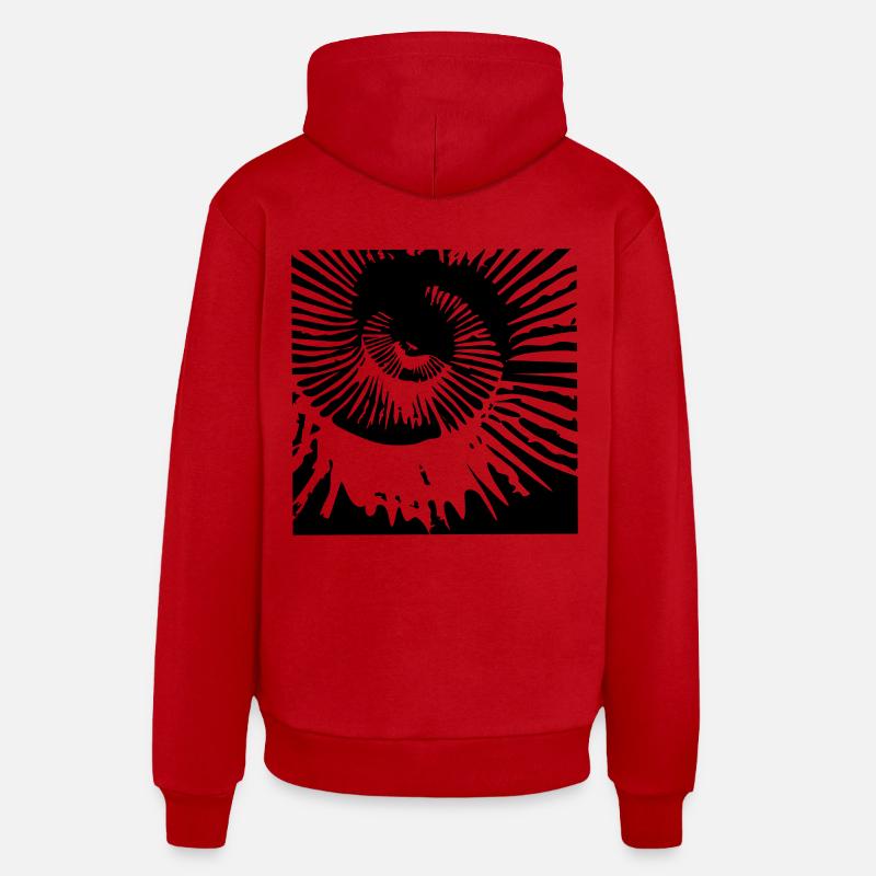 Ammonit - Organic Relaxed Hoodie Made in EU - Rot