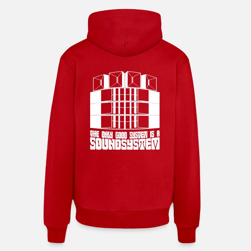 The only good system is a soundsystem. Organic Relaxed Hoodie Made in EU