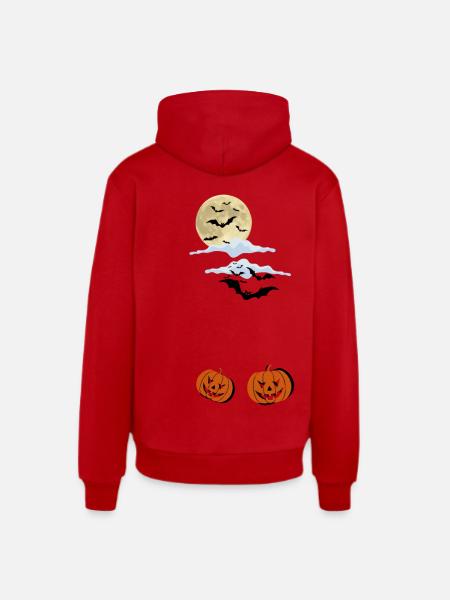 La veille d’Halloween - Sweat à capuche bio décontracté fabriqué en UE - 