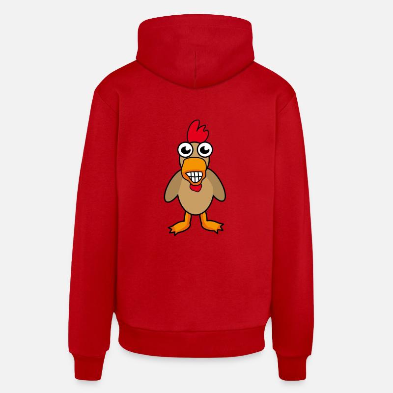 Coq Sweat à capuche bio décontracté fabriqué en UE