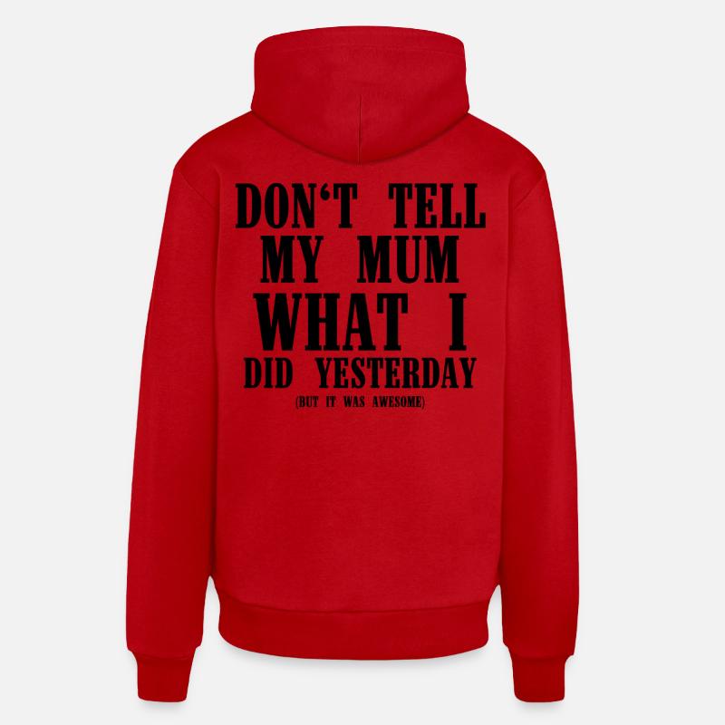 Dont tell Organic Relaxed Hoodie Made in EU