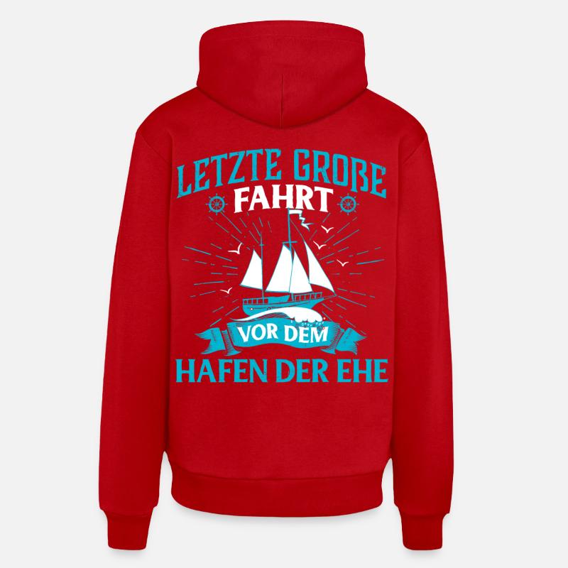 Junggesellenabschied Ehe Organic Relaxed Hoodie Made in EU