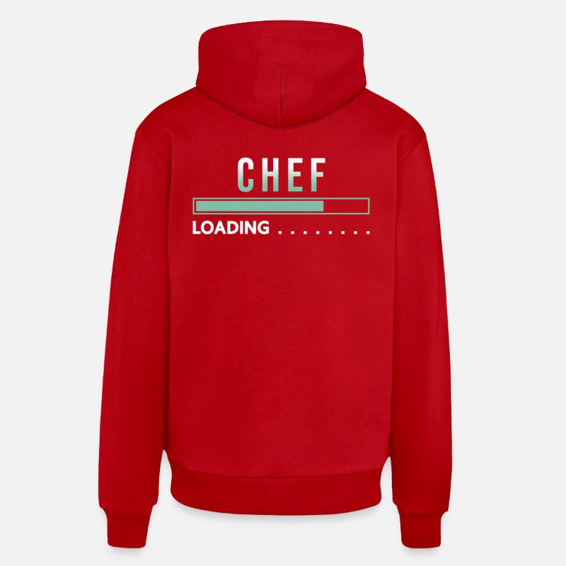 Koch loading Geschenk Ausbidlung - Organic Relaxed Hoodie Made in EU - Rot