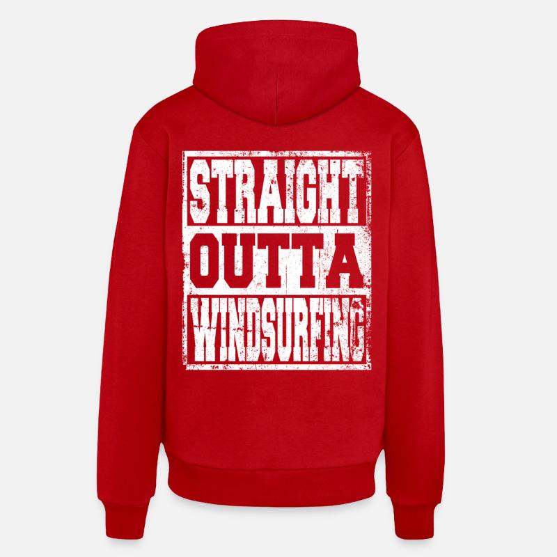 Windsurfing Spruch lustig Organic Relaxed Hoodie Made in EU