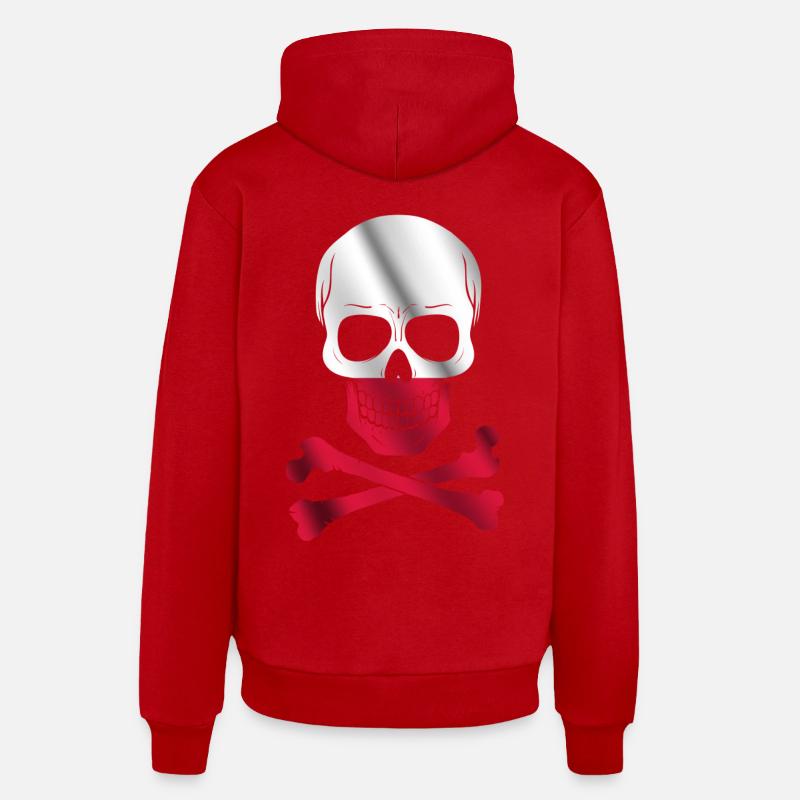 Drapeau de la Pologne Sweat à capuche bio décontracté fabriqué en UE