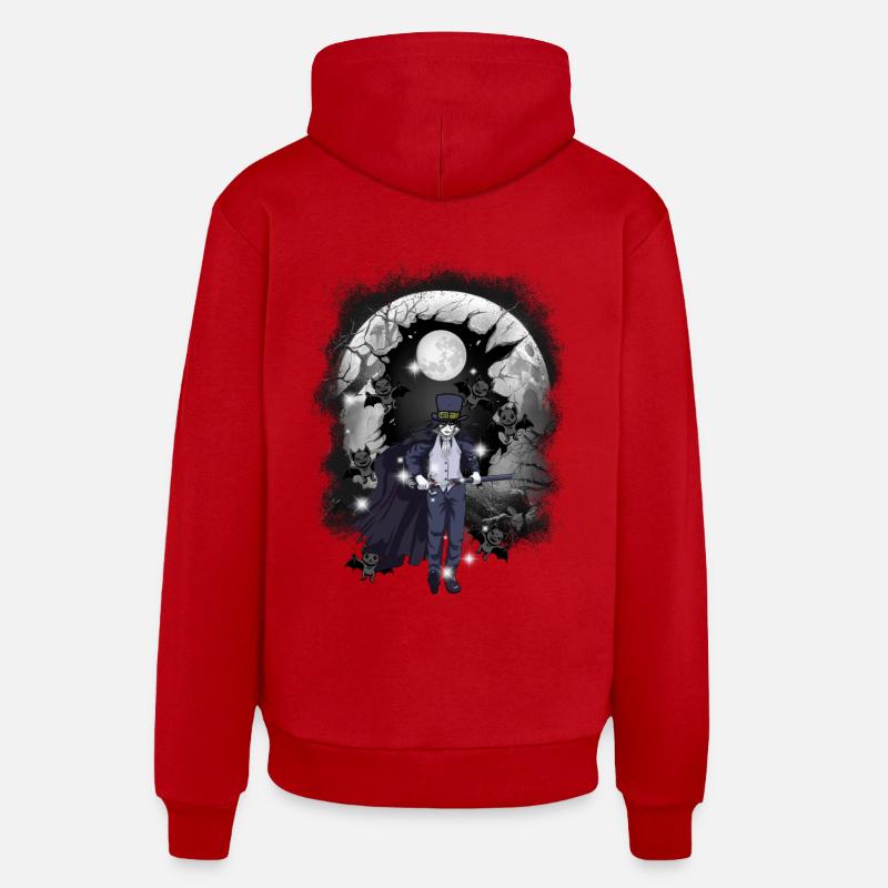 Épée d’épéiste d’Halloween - Sweat à capuche bio décontracté fabriqué en UE - rouge