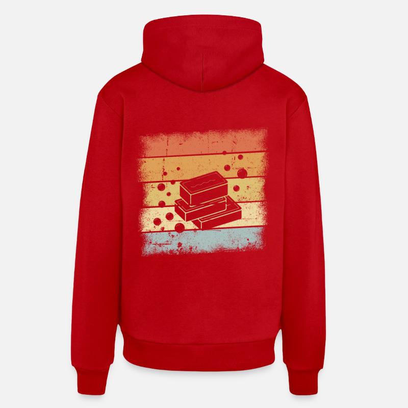 Making soap Organic Relaxed Hoodie Made in EU