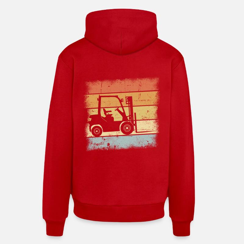 Chariot élévateur Sweat à capuche bio décontracté fabriqué en UE