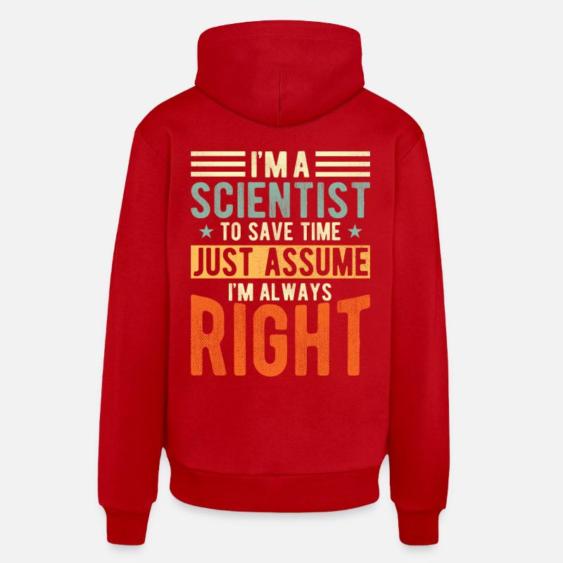 Scientifique Sweat à capuche bio décontracté fabriqué en UE