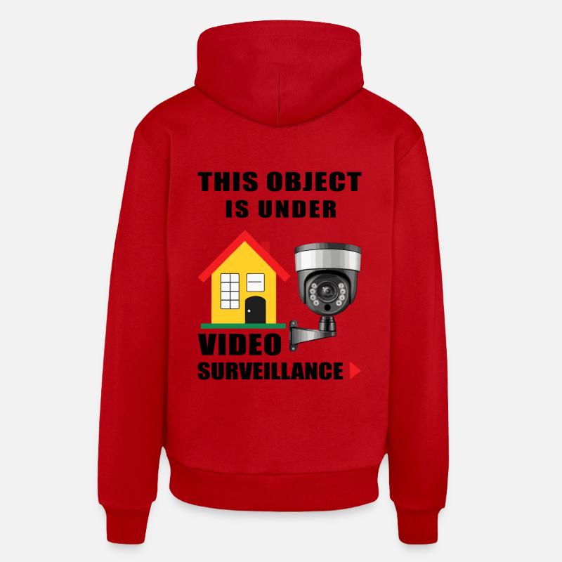 Objekt Überwachung Organic Relaxed Hoodie Made in EU