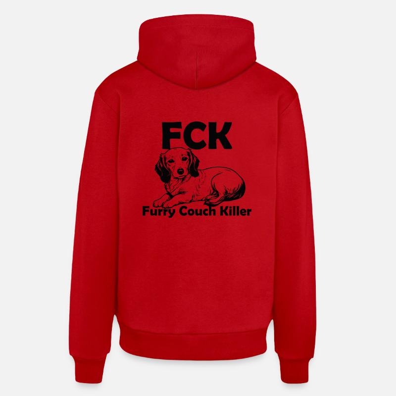 FCK - Furry Couch Killer Organic Relaxed Hoodie Made in EU
