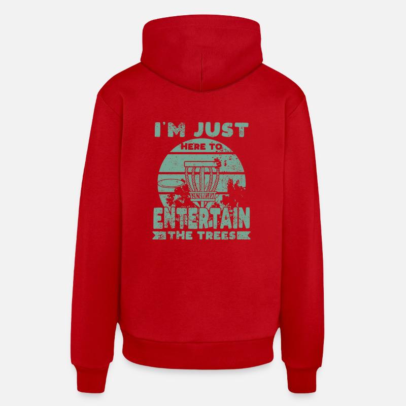 Disc Golf Spruch Organic Relaxed Hoodie Made in EU