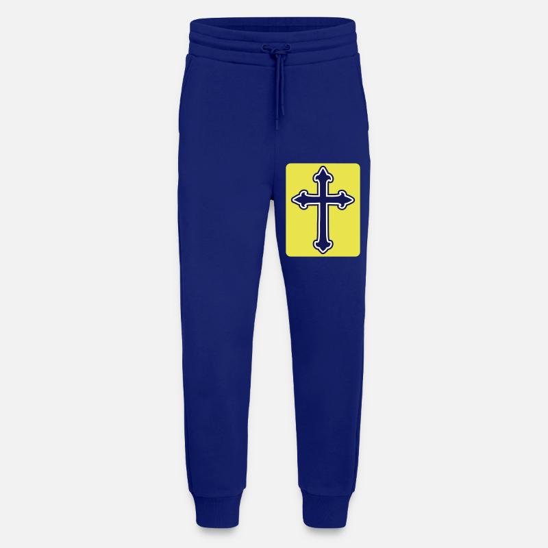 Kreuz Symbol - Jogginghose - made by SPREAD - Iconic Blue