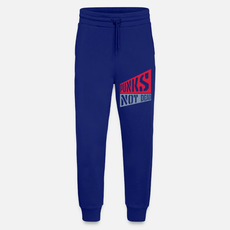 punks not dead Zitat - Jogginghose - made by SPREAD - Iconic Blue