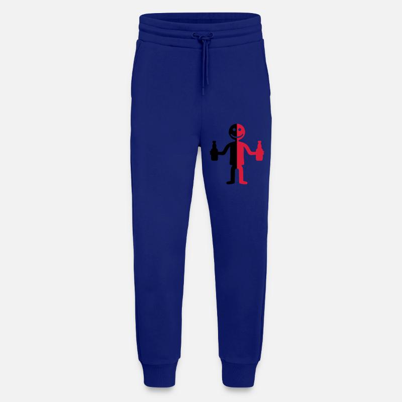 Strichmännchen Bier - Jogginghose - made by SPREAD - Iconic Blue
